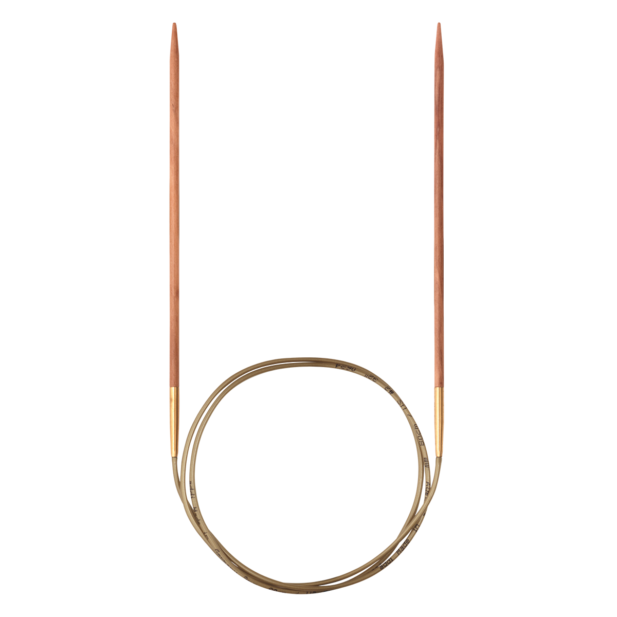 Nature Olive Wood Circular Knitting Needles