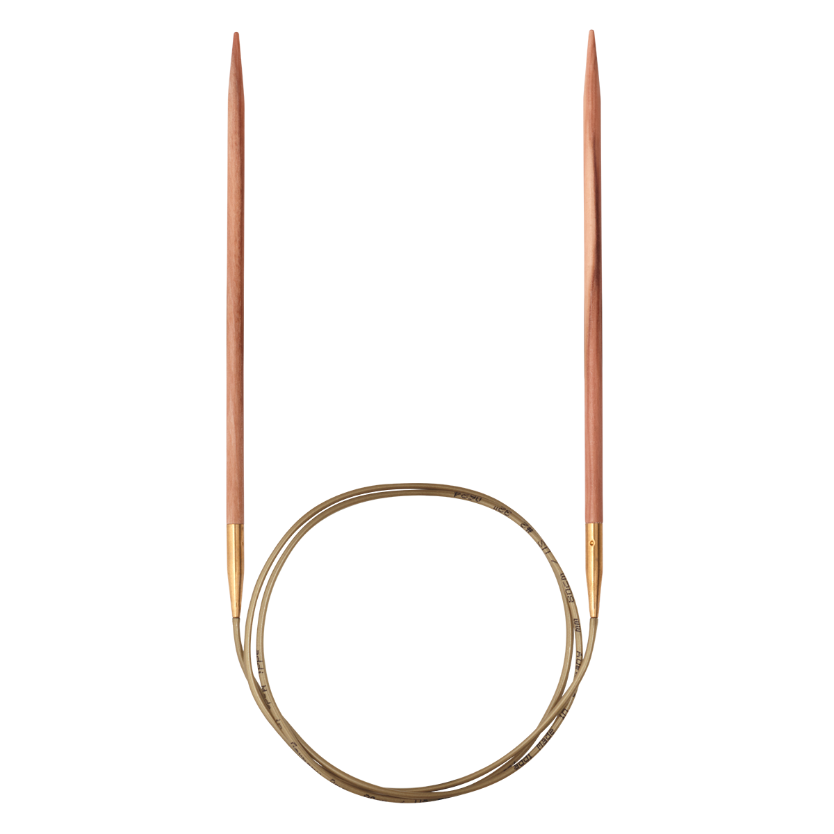 Nature Olive Wood Circular Knitting Needles