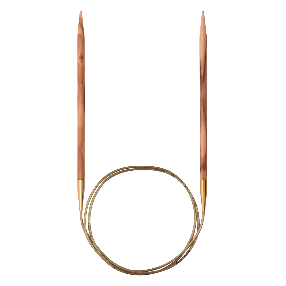 Nature Olive Wood Circular Knitting Needles
