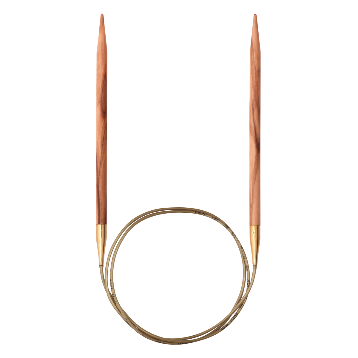 Nature Olive Wood Circular Knitting Needles