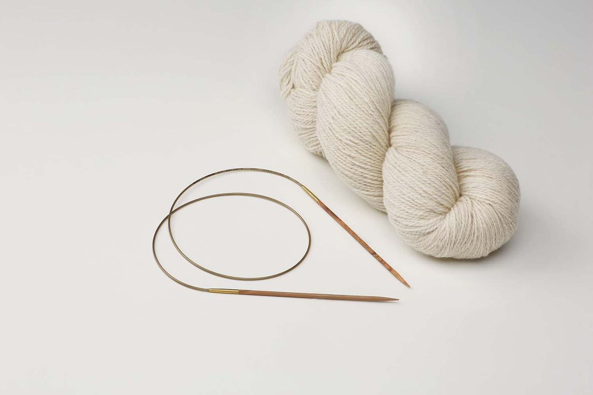 Nature Olive Wood Circular Knitting Needles