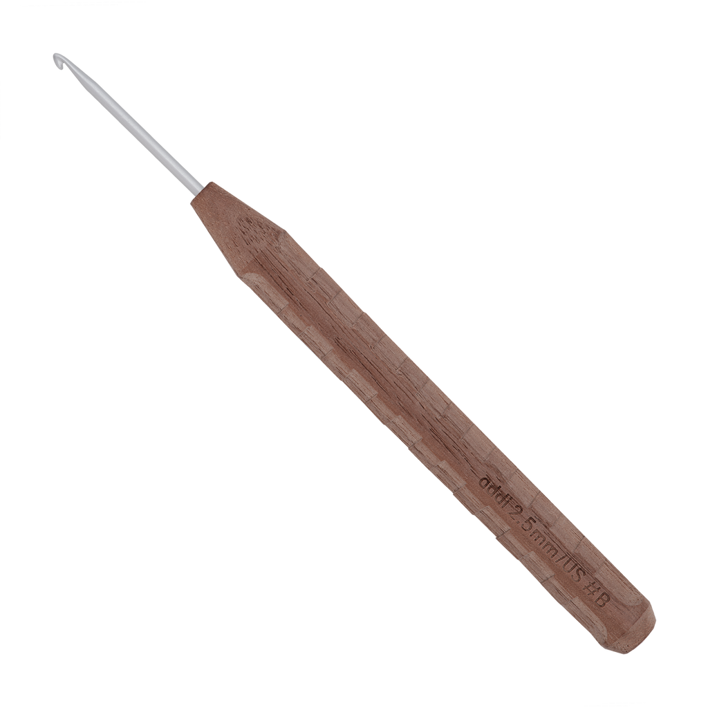Nature Walnut Wood Crochet Hooks