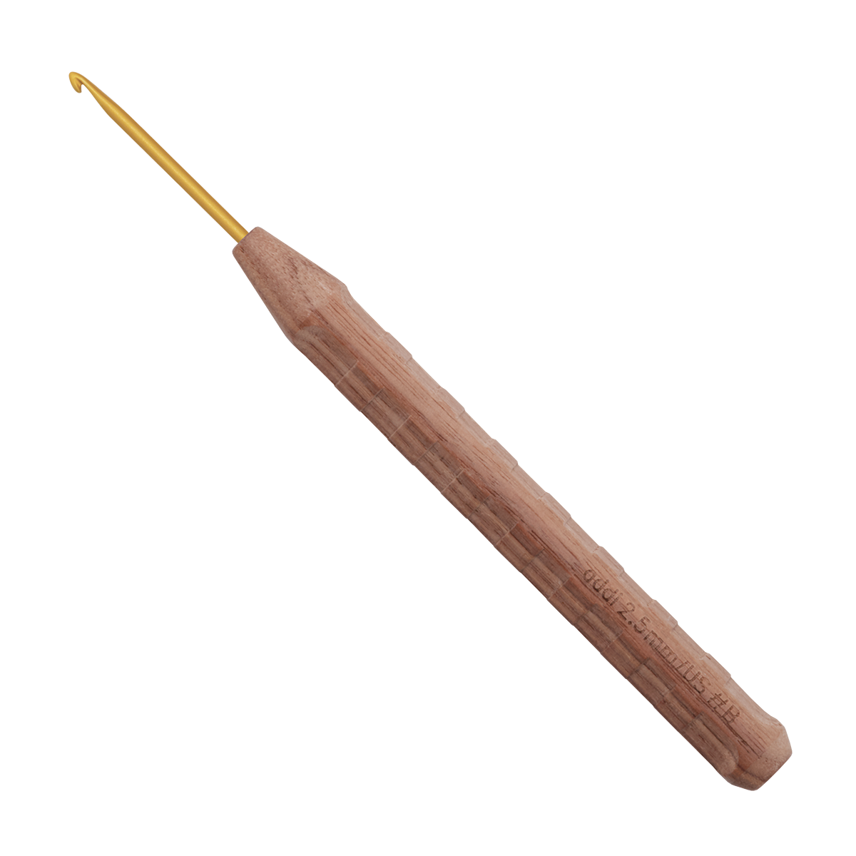 Nature Walnut Gold Crochet Hooks