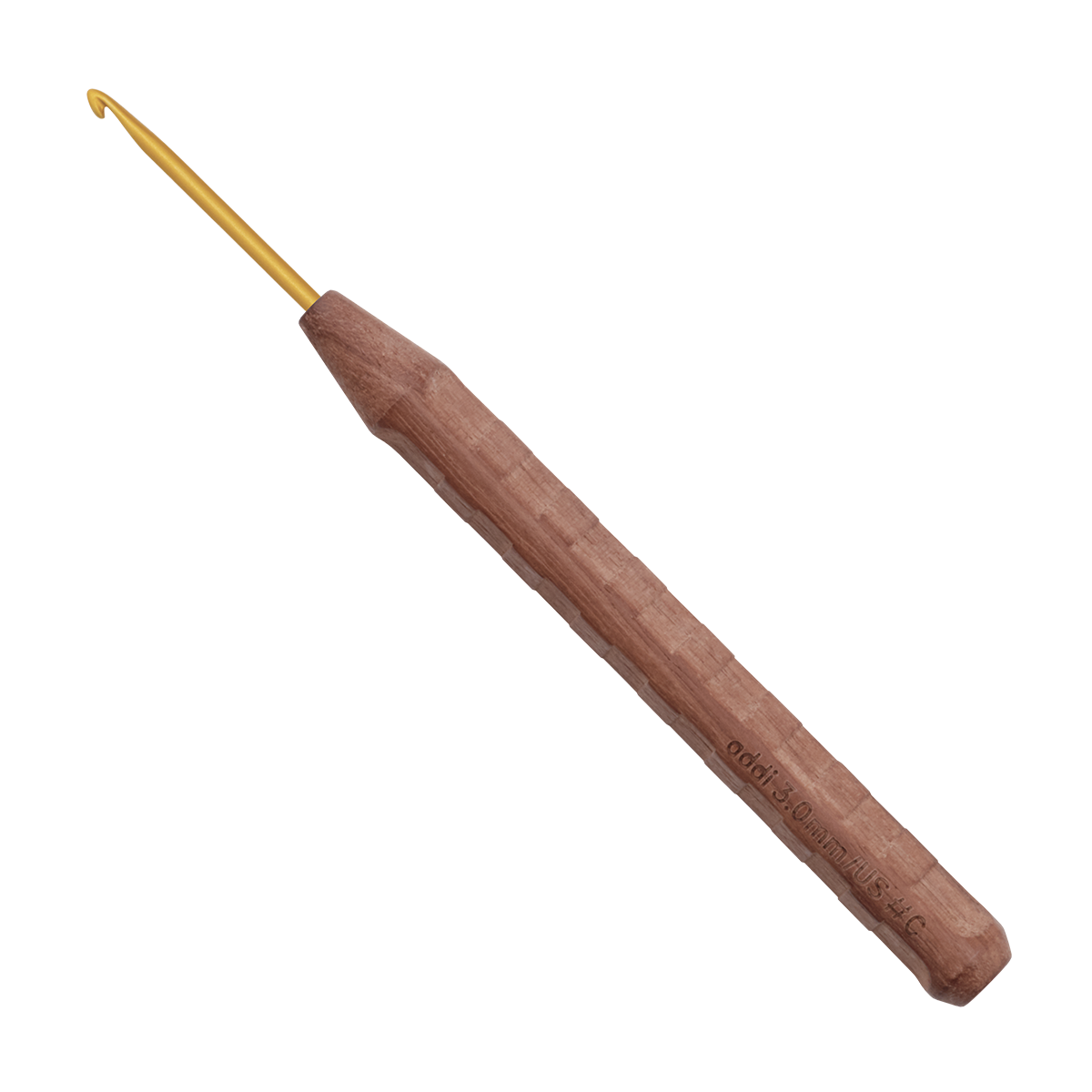 Nature Walnut Gold Crochet Hooks